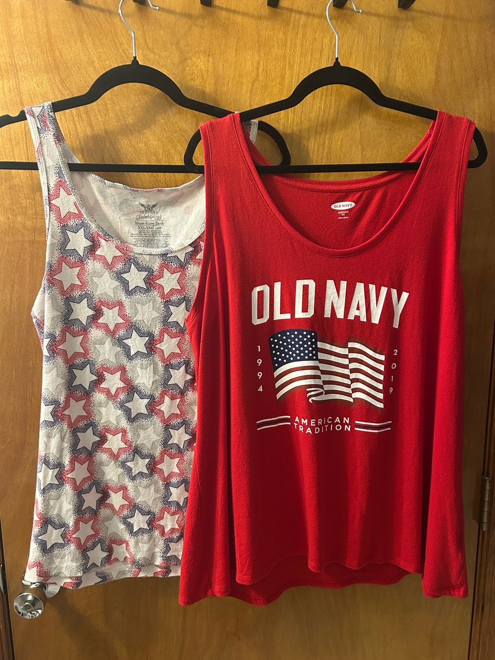 Old Navy/Faded Glory Patriotic Tank Top Bundle- XXL EUC